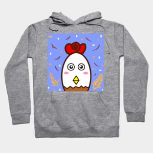 "Jiji" a cute chicken , lovely pet. Hoodie